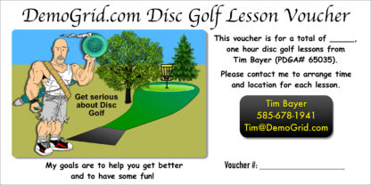 Disc Golf Gift Certificate