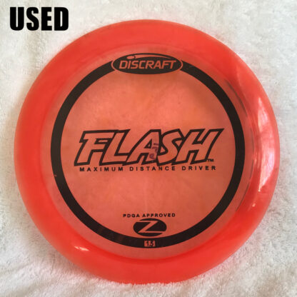 Used Discraft Z Line Flash Distance Driver Disc Golf Disc
