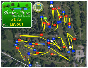 2022 Shadow Pines Course Map