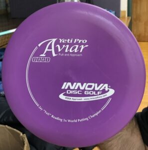 Chip draw winner Nick-Smith chose the Yeti Pro Aviar putter.