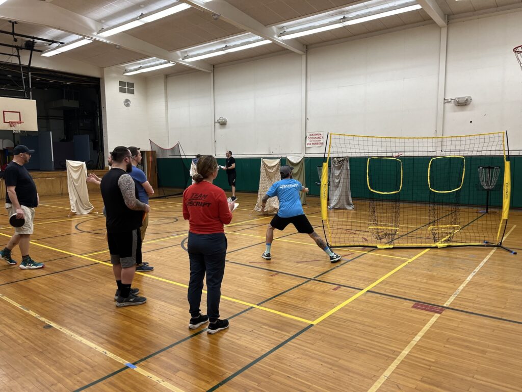 Week 5 Pat Inclema navigating the net obstacle.